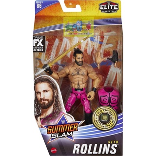 ☆阿Su倉庫☆WWE摔角 Seth Rollins Elite 86 Figure SR最新款精華版人偶附偶衣和竹劍配件
