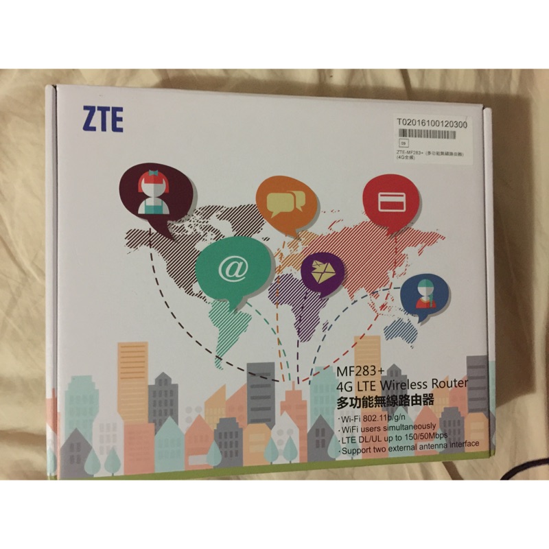 ZTE MF283+ 4G LTE 多功能無線路由器