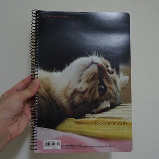 【可加購】貓咪筆記本 橫線設計 18K 線圈筆記本