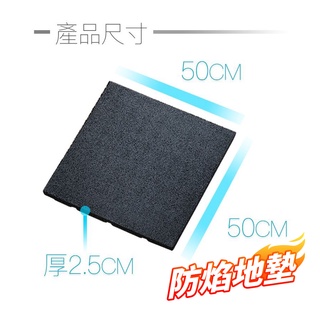 【Fitek健身網】防焰健身地墊- 單片 現貨臺灣製造 吸震吸音運動地墊健身房地墊 橡膠地墊 緩衝墊 防震墊- 單片