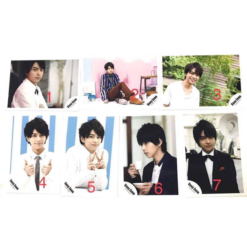 42 現貨官方shop照片 Sexy Zone 佐藤勝利中島健人菊池風磨松島聰瑪莉 蝦皮購物