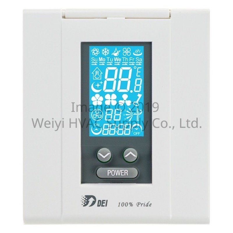 得意 DEI-758LCN 一對多 溫控 主控面板 DEI HVAC System Master Thermostat