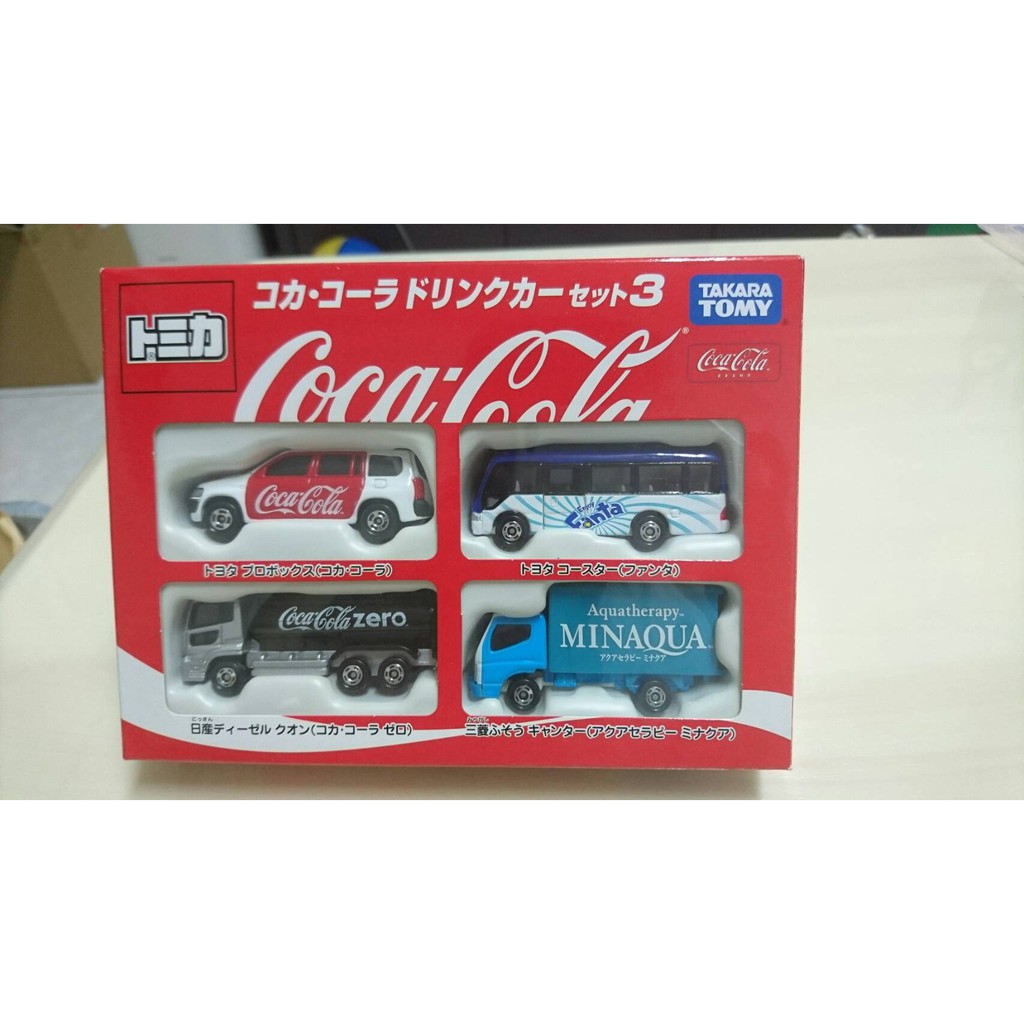 【現貨】Tomica  日本正版 可口可樂貨運車套組第3彈