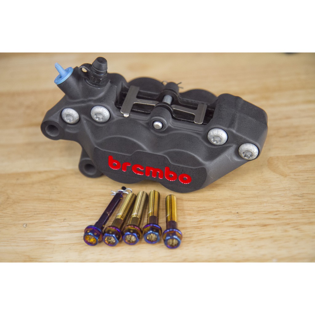 [對四 插銷]對四卡鉗 右 左BREMBO.FRANDO 對4 卡鉗 固定螺絲 煞車插銷 叉銷 螺絲 鍍鈦 燒鈦 穿銷