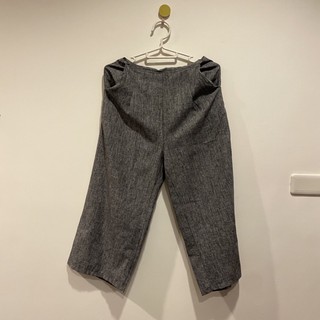 韓版🇰🇷薄款黑色/灰色西裝寬褲