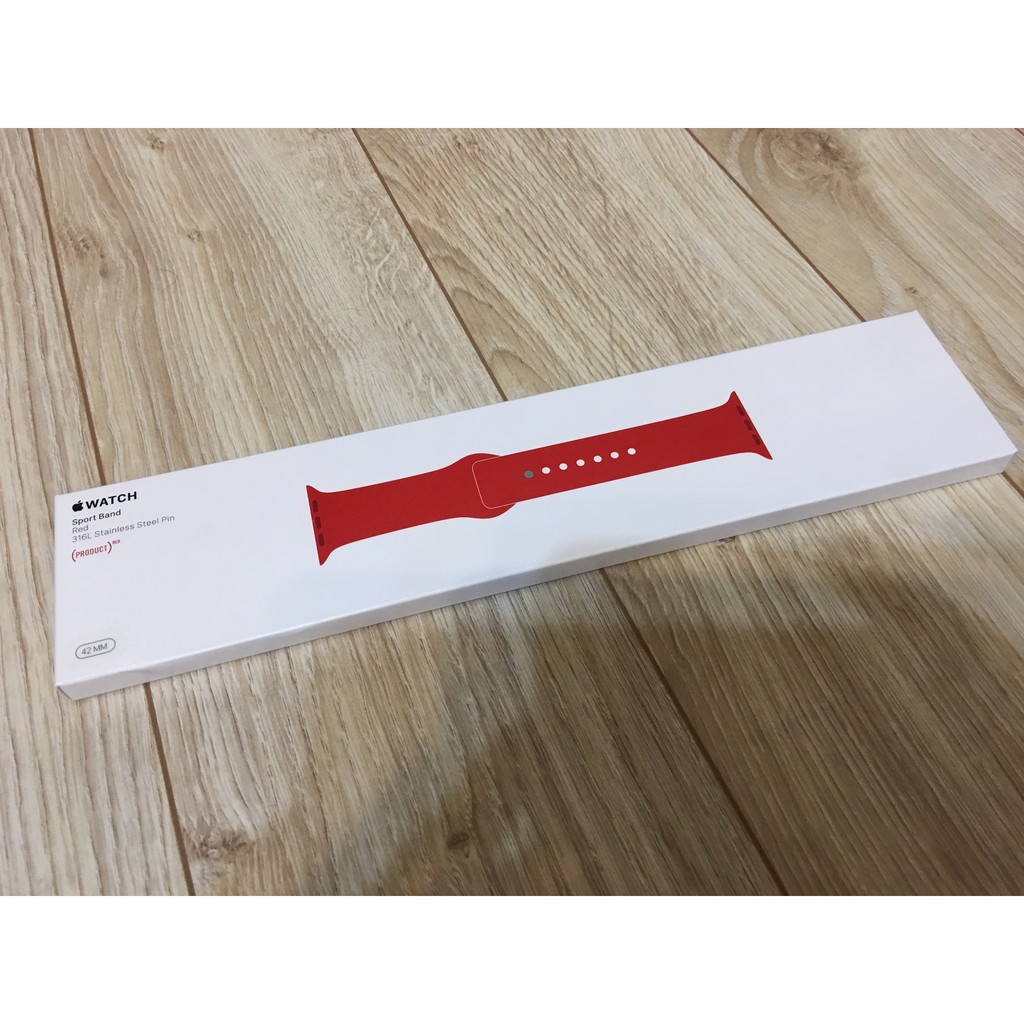 【風格工坊】Apple Watch 42 公釐 RED 運動型錶帶