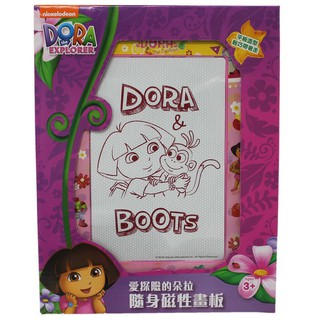 DORA 愛冒險的朵拉 隨身磁性畫板 DA037B/一個入 33cm x 24cm 磁粉白板根華京甫正版授權