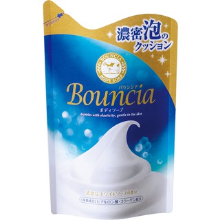全新現貨喔-日本牛乳石鹼 美肌滋潤沐浴乳補充包 (藍-優雅花香型) 360ml