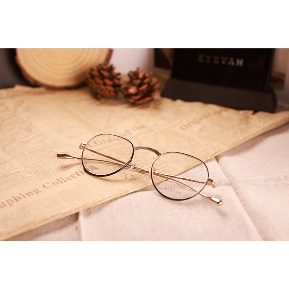 EYEVAN Freed G-C (黑/金) 日本手工框 手造眼鏡 職人打造 日本眼鏡 手工眼鏡 精緻工藝眼鏡 日本設計