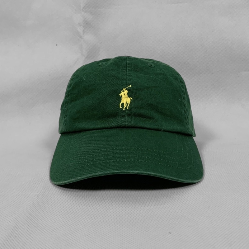 《 福星Flexing✨》Polo Ralph Lauren 綠色 刺繡 小馬 墨綠色 暗綠色 鴨舌帽 老帽 棒球帽 帥