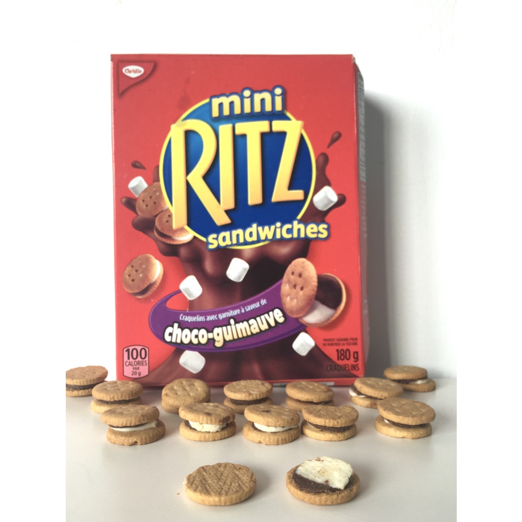 【加拿大代購】Ritz 麗滋 烤棉花糖巧克力 夾心餅乾