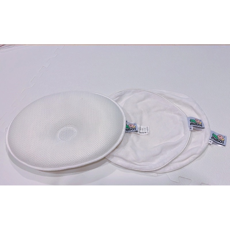 🌈顧頭型神器🌈西班牙 MIMOS 3D超透氣自然頭型嬰兒枕 S號 (枕頭x1+枕套x2)