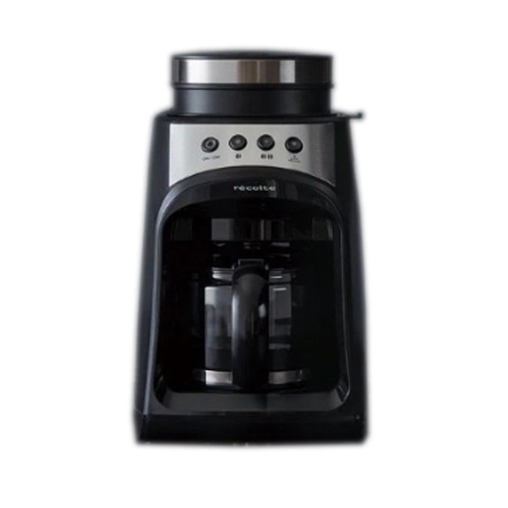 recolte日本麗克特 FIKA自動研磨悶蒸咖啡機 RGD-1 質感黑/經典紅/簡約白