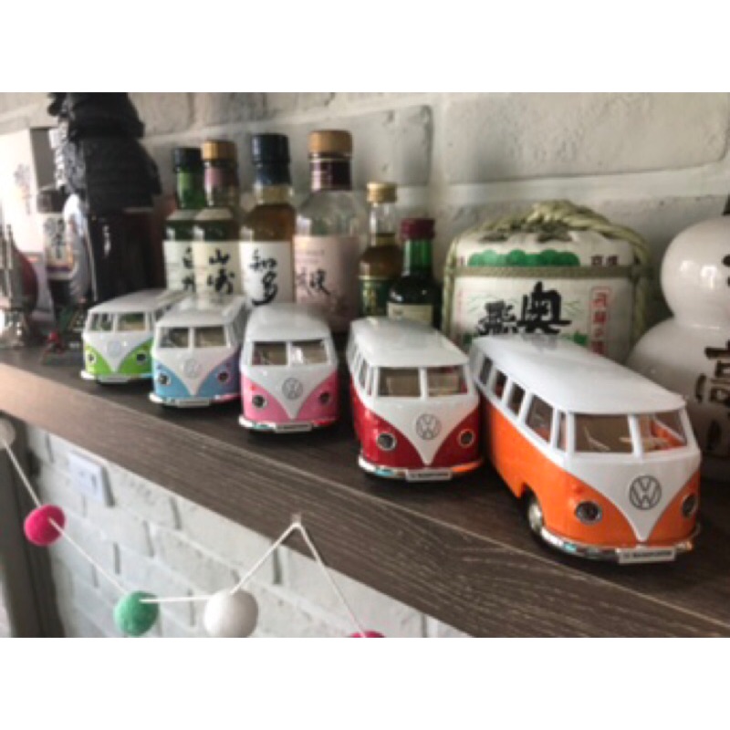 全新現貨 T1 造型 模型車 箱型車 衝浪 vw 迴力車 福斯 玩具 兒童 玩具車 咖啡廳 擺飾 家飾 復古 古巴