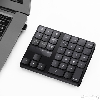 📢2.4G黑色數字鍵盤usb電腦財務會計迷你小鍵盤機械懸浮批發 鍵盤