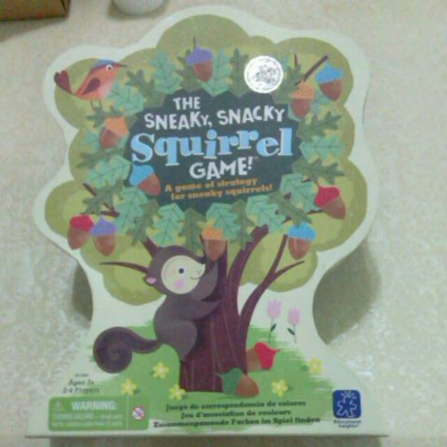 桌遊 The sneaky snacky squirrel game 小松鼠橡果爭奪戰
