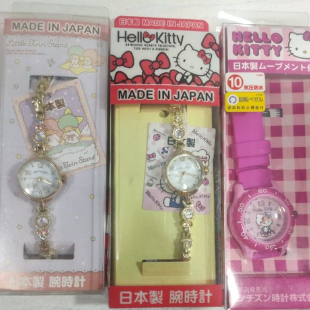 日貨 日本製 腕時計 手錶 精品手錶 Hello Kitty 凱蒂貓
