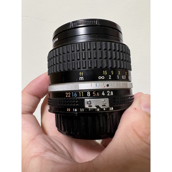 Nikon Ai-s Nikkor 28mm F2.8 最短對焦20cm 廣角定焦鏡頭 手動 日本製造 老鏡