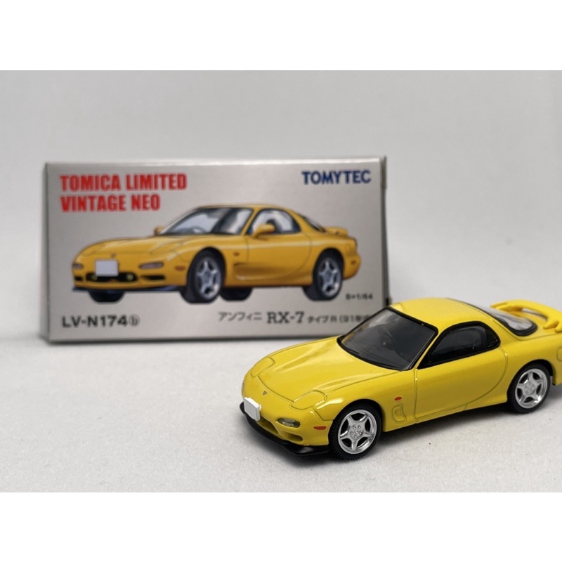 Tomytec Tomica 多美 LV-N174b  RX7 黃色