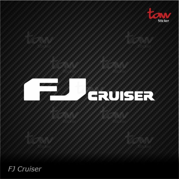 豐田 FJ Cruiser 切割貼紙黑色摩托車玻璃貼紙