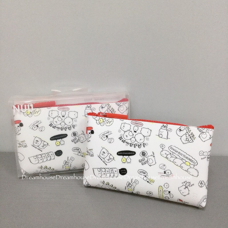 日本帶回 NUU p+g design 角落生物 炸蝦 粉圓 企鵝 貓咪 炸豬排 白熊 矽膠筆袋 鉛筆盒 萬用包 化妝包