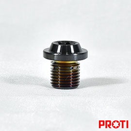 PROTI 鍛造鈦合金螺絲 M10L10-OU01 適用:BREMBO 雙油道卡鉗 第二道油道塞
