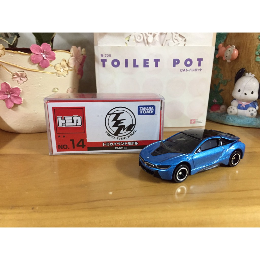 Tomica 多美 橫濱 會場 限定 TEM No.14 BMW i8 藍