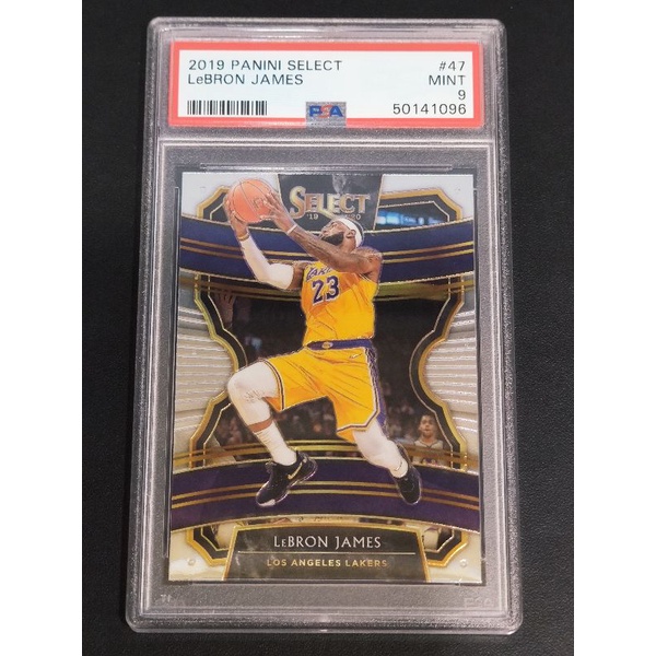 第1張 鑑定卡 2019-20 Panini Select LeBron James #47 PSA 9