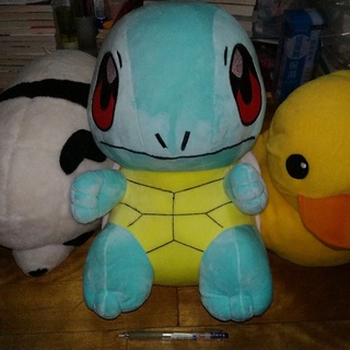 傑尼龜 熊貓 鴨子 40cm布偶 精靈寶可夢 Pokemon 貓熊 黃色小鴨 鴨鴨 娃娃 玩偶 絨毛玩具 公仔