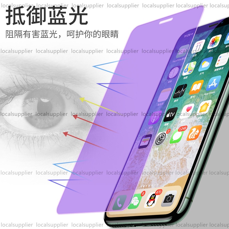 護眼藍光滿版iPhone13保護貼iPhone13Pro玻璃貼iPhone13 Pro Max全屏滿版玻璃保護貼