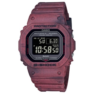 CASIO 卡西歐 G-SHOCK 太陽能x藍牙連線 荒野冒險電子腕錶-紅 GW-B5600SL-4