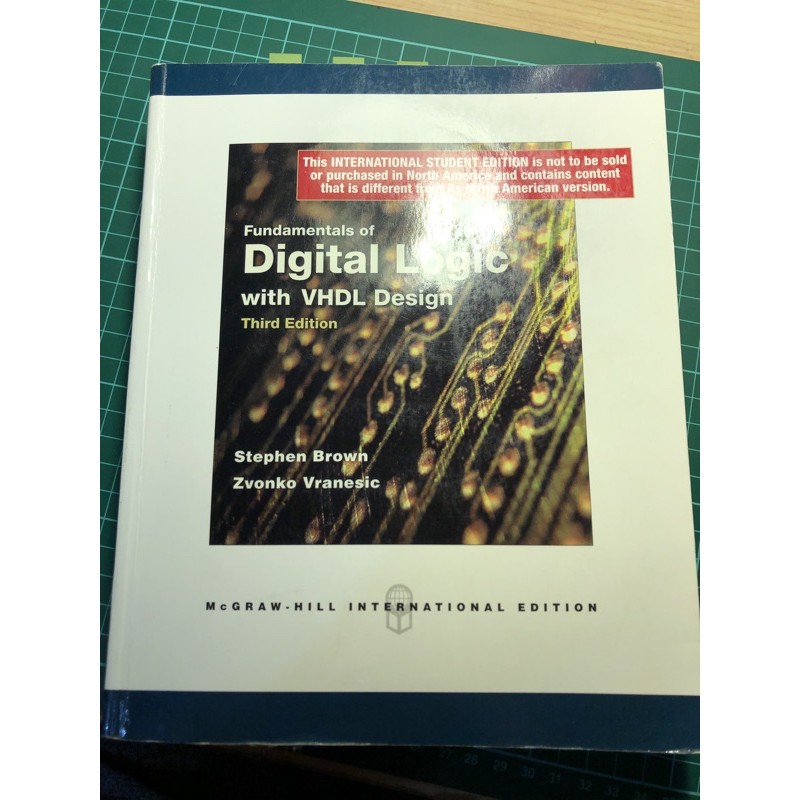 Fundamentals of Digital Logic with VHDL Design, 3/e 邏輯設計