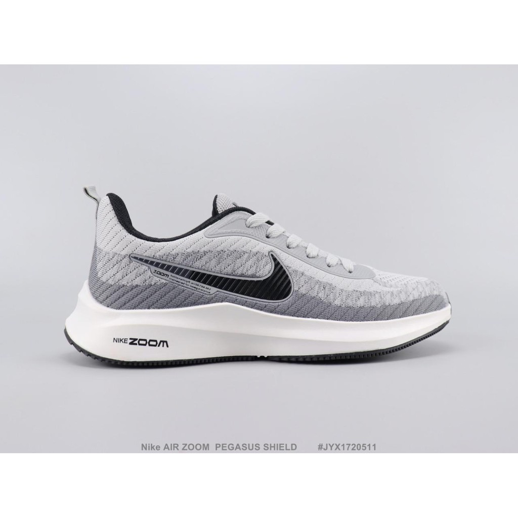 Nike AIR ZOOM PEGASUS SHIELD 耐吉時尚透氣男鞋慢跑鞋40-44碼淺灰| 蝦皮購物