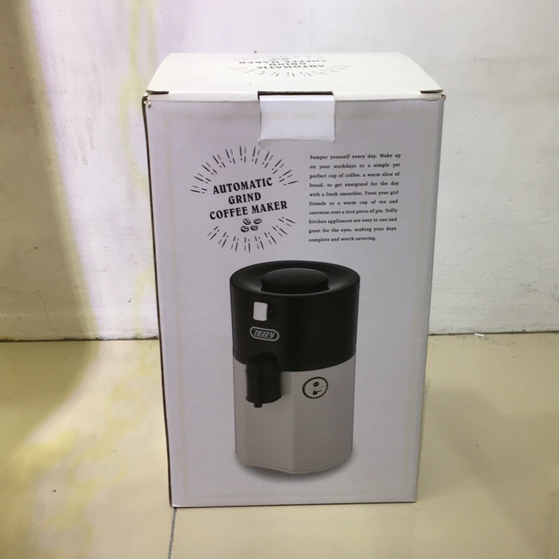 日本toffy自動研磨咖啡機（使用一次）可議價