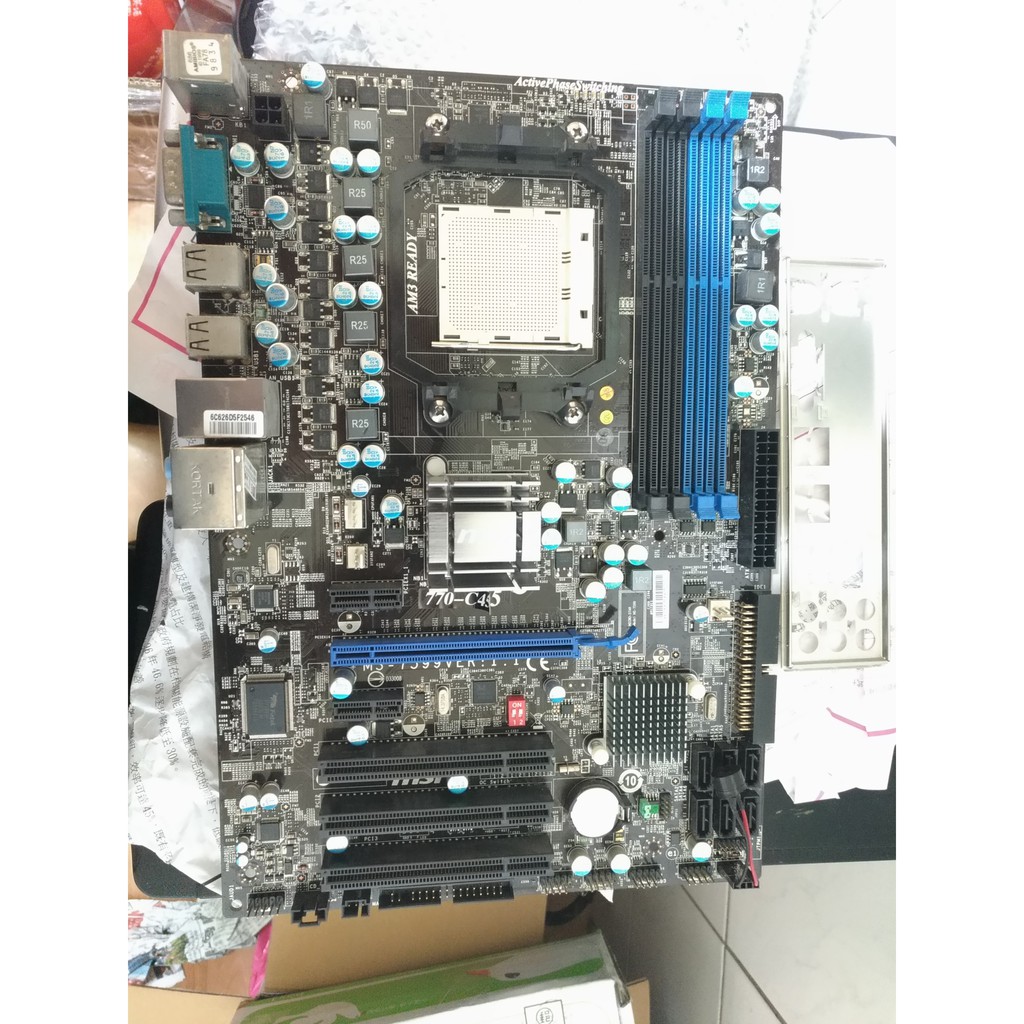 MSI 微星 770-C45 主機板 AM3 770 DDR3 4插槽
