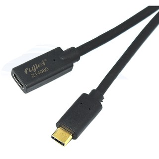 Fujiei USB3.1 Type-c公對母延長線 1m (TY0075) -CB2184