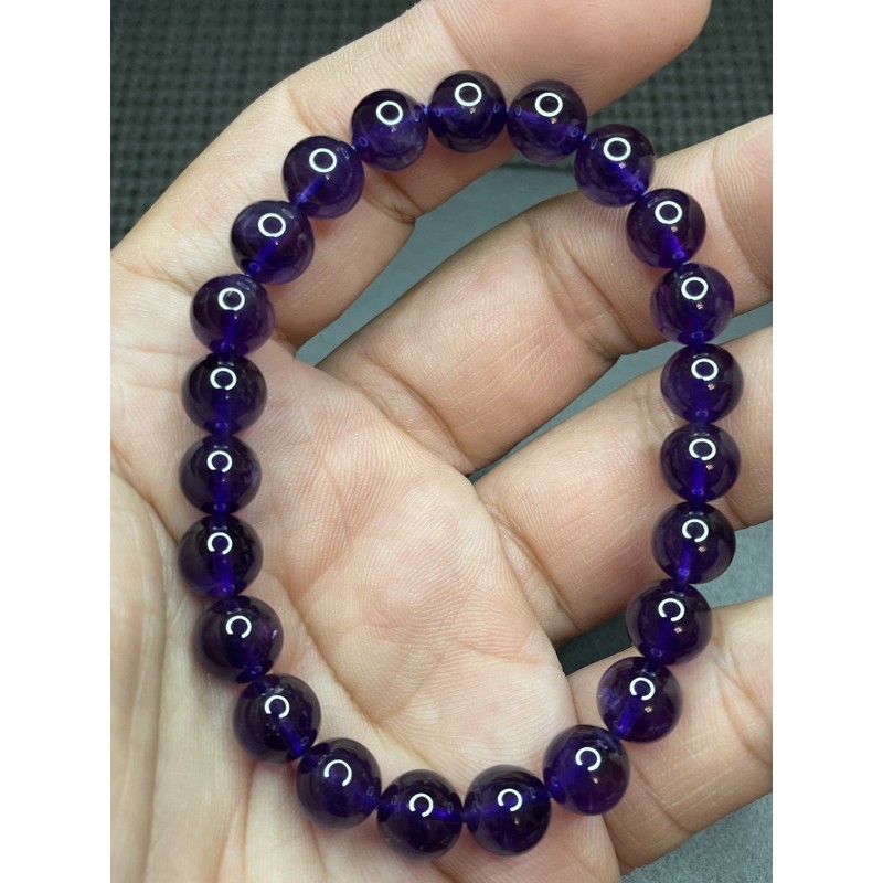 天然頂級紫水晶 8+mm手珠佛珠