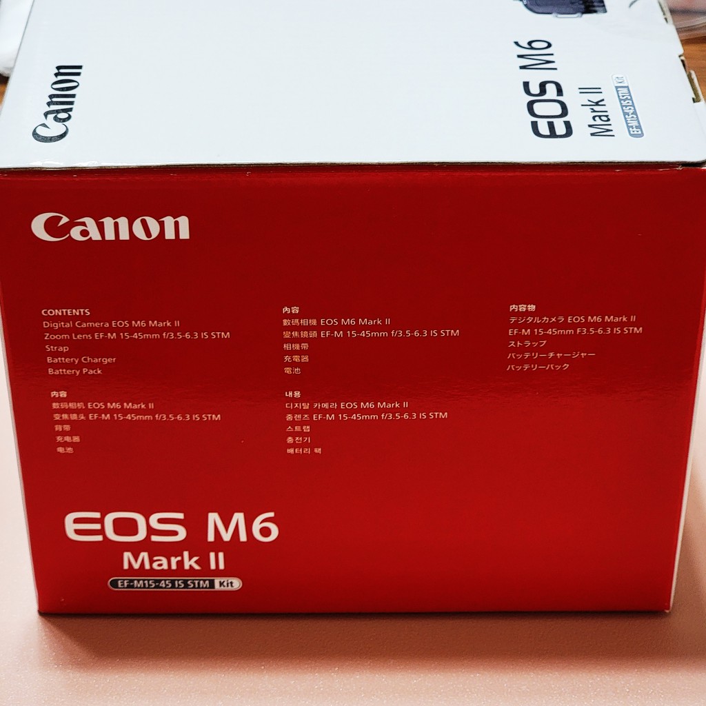 Canon EOS M6 Mark II 含EF-M 14-45MM 黑色 公司貨【全新僅拆封】