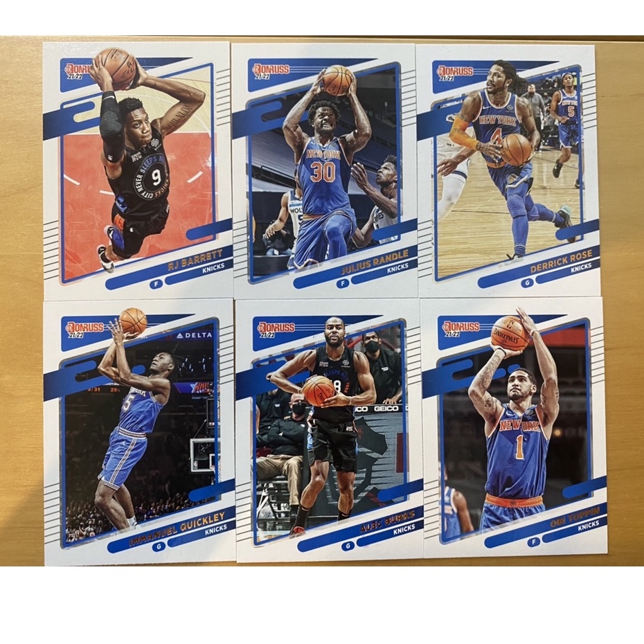 (6張)(2021-22 Donruss) NBA,籃球卡,球員卡,球卡,Rose , Randle , RJ