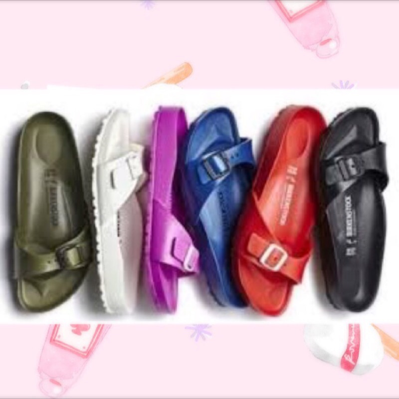 🔹勃肯eva防水拖鞋Birkenstock  德國🇩🇪一條單槓單版一版birkenstock.正貨附原廠鞋盒