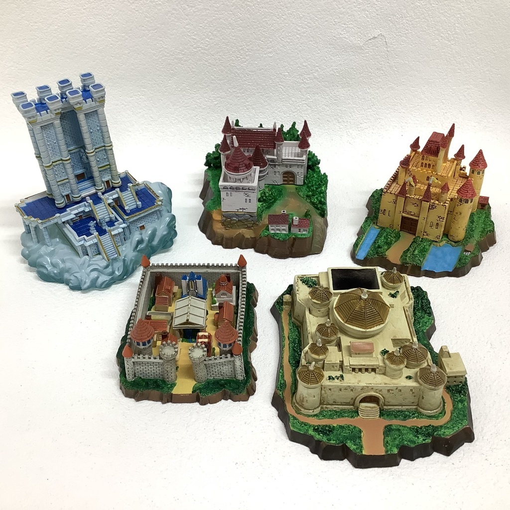 勇者鬥惡龍 系列 DQ Dragon Quest城堡 天空之城 王城 彩色版 盒玩 轉蛋 扭蛋 食玩 模型 全五種