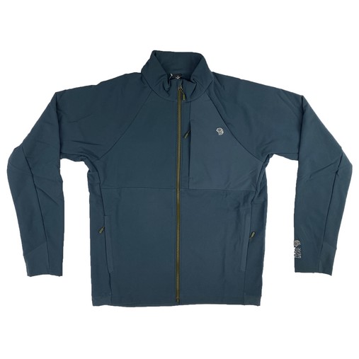 【Mountain Hardwear】男款 Keele™中層軟殼外套 OM8738 湖水藍 刷毛 軟殼 內刷毛 保暖