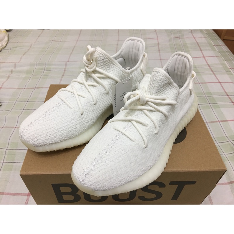 US10 ADIDAS YEEZY BOOST 350 V2 CREAM WHITE