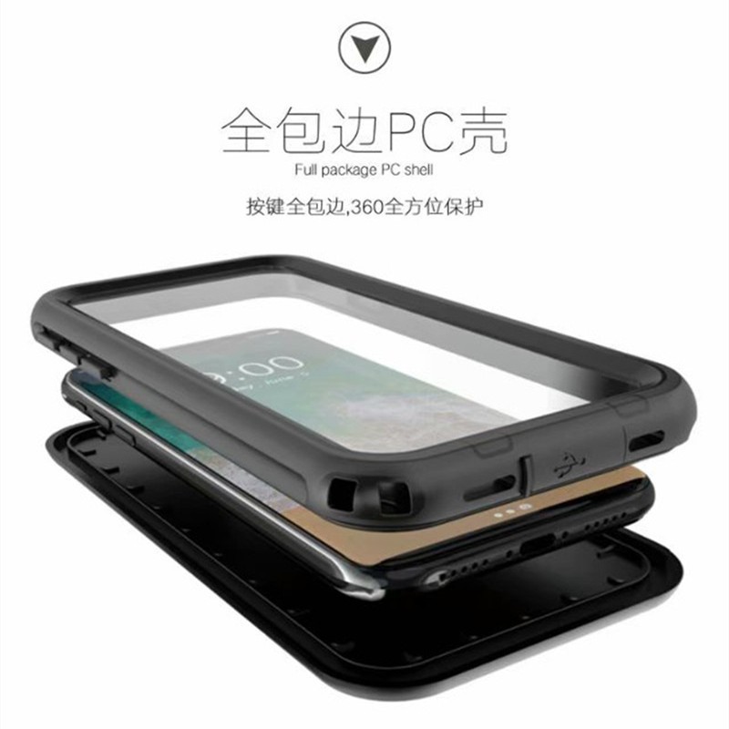 現貨 適用於 Iphonex Xs Xr Xsmax高質量防水殼防水防塵防摔漂流游泳防水殼深度潛水全包殼多色可選 蝦皮購物