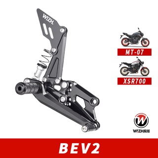 【W!ZH 欣炫】BEV2系列｜MT07．XSR700 (2015-CY)｜腳踏後移