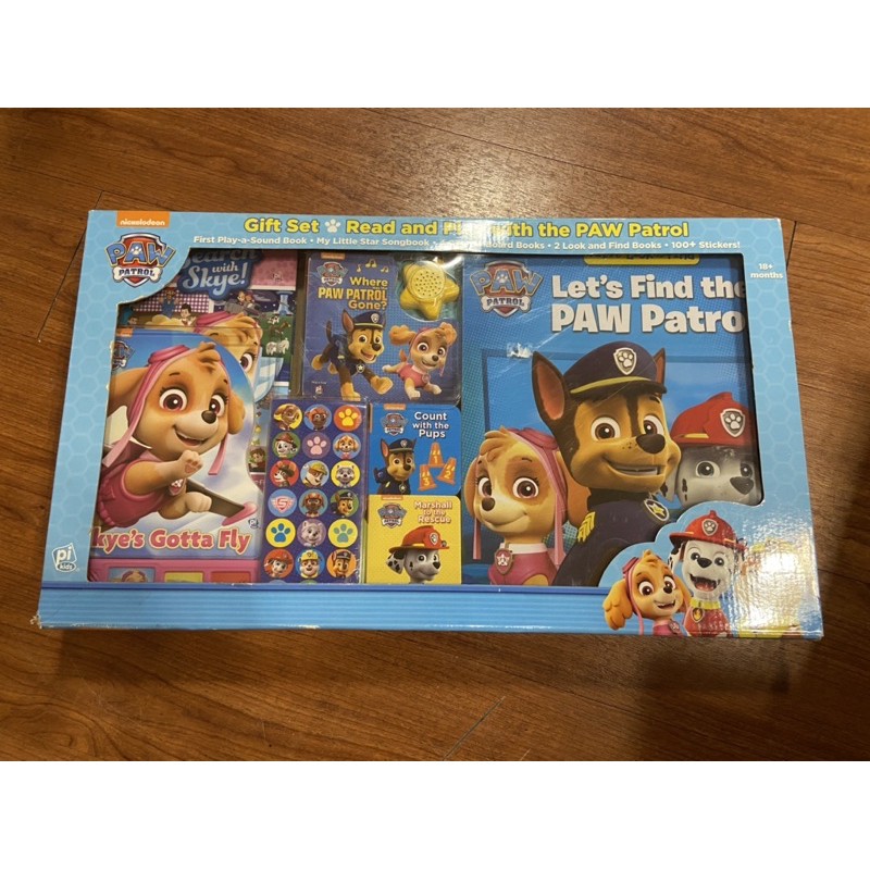 Read &amp; Play 汪汪隊 有聲書套組Paw Patrol/盒損福利品/好市多玩具 【現貨】玩具出清