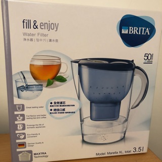 【德國BRITA】3.5公升Marella馬利拉花漾壺+ 1入MAXTRA Plus濾芯
