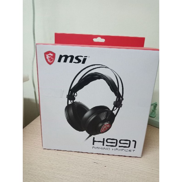 msi h991/全罩式耳機/全新/電競/電腦/周邊/3C/桌遊/PC/鍵盤/滑鼠/筆電