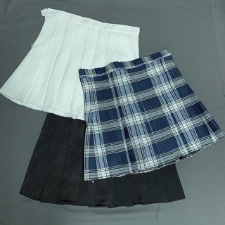 出清百褶裙系列 超便宜 黑 白 藍格
