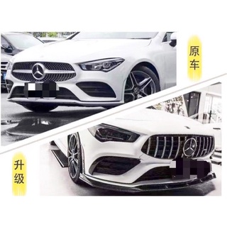 H精品套件 Benz W118 CLA 250 35 AMG 亮黑 前保桿風刀 前風刀
